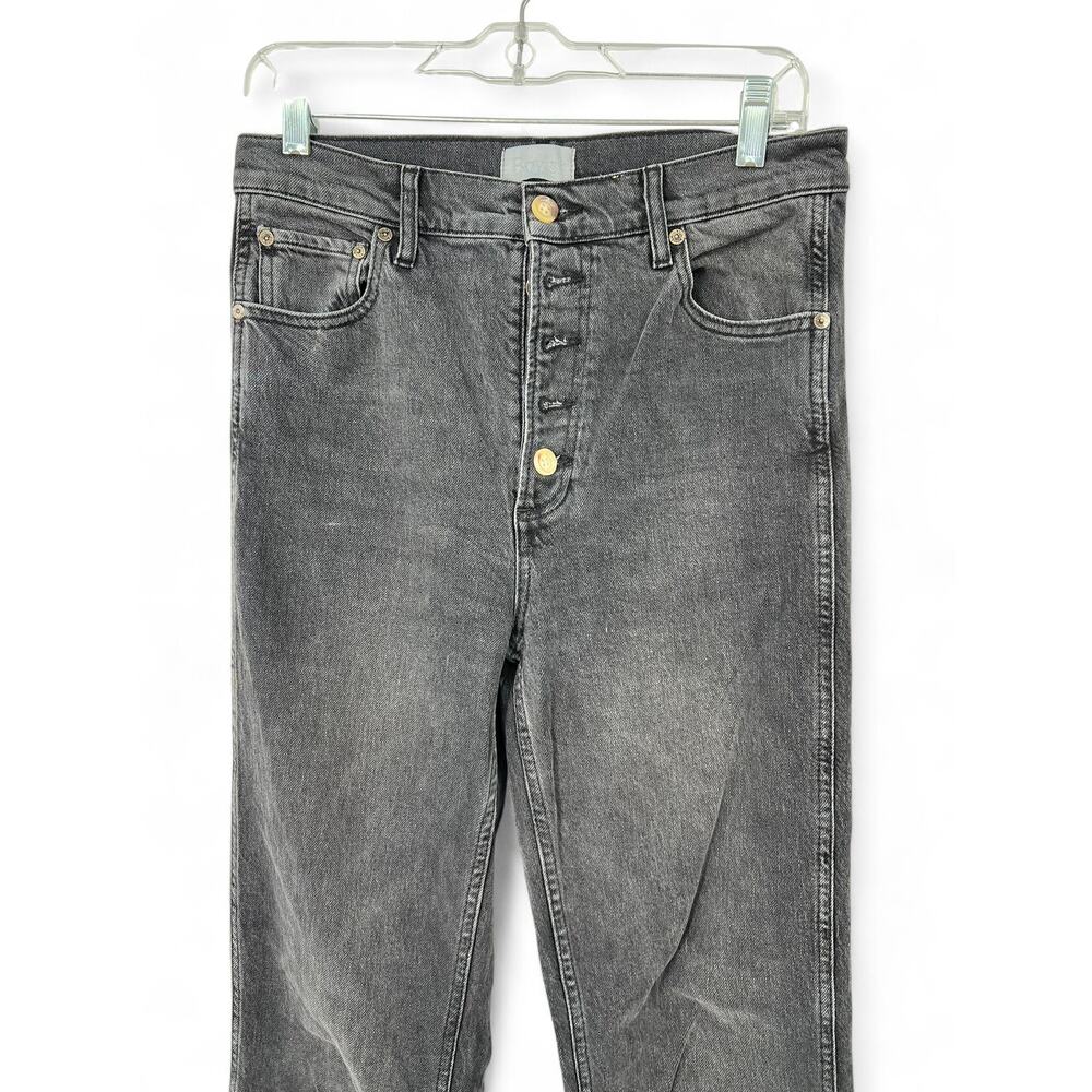 BOYISH 28 Rickey flare leg jeans in black 32" inseam Button Fly Flare  Revolve - Picture 4 of 13